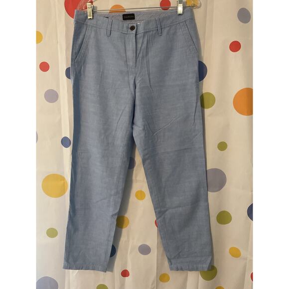 NEW Talbots Size 4 Relaxed Chino Blue - Picture 8 of 9